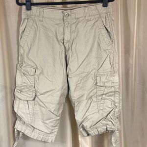 George Flex Men Shorts Tan Size 30